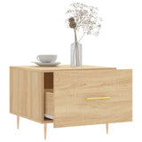 Coffee Tables 2 pcs Sonoma Oak 50x50x40 cm Engineered Wood 829371