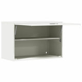 Wall Cabinet for Garage with Gas-lift Door White 883265