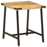 Side Table 45x45x50 cm Solid Wood Mango and Iron 372734