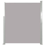 Patio Retractable Side Awning 170x300 cm Grey 48368
