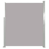 Patio Retractable Side Awning 170x300 cm Grey 48368