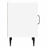 Bedside Cabinet High Gloss White 43 x 34.5 x 50 cm 894803