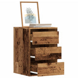 Corner Chest of Drawers Old Wood 40x41x58 cm Engineered Wood 852841