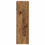 TV Wall Cabinet Old Wood 40.5 x 30 x 102 cm Engineered Wood 882939