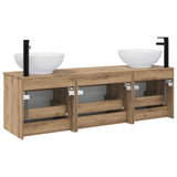 Bathroom Cabinet Set 3 pcs Artisan Oak 49 x 44.5 x 66.5 cm 3405766