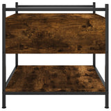 Coffee Table Smoked Oak 50x50x50 cm Engineered Wood 833967
