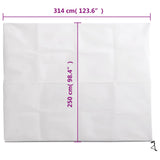 Plant Fleece Covers with Zip 10 pcs 70 g/m 3.14x2.5 m 3203576