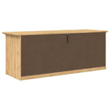 Hallway Bench BODO Honey Brown 118 x 40 x 50 cm Engineered Wood 42023475