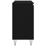 Sideboard Black Oak 101.5 x 35 x 70 cm Engineered Wood 862934