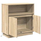LED Sideboard Sonoma Oak 71 x 34.5 x 75 cm Engineered Wood 869652