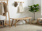 Garden Bench Natural 110 x 45 x 50 cm Bamboo 42028234