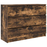 Sideboard Smoked Oak 100x35x76 cm Engineered Wood 3328502