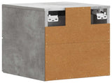 Wall-Mounted Bedside Cabinet Concrete Grey 34.5 x 33 x 40 cm 898641