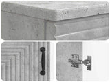 Bathroom Sink Cabinet HAARLEM Concrete Grey 59.5 x 31.5x 59 cm 896788