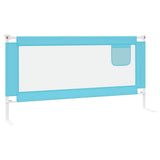 Toddler Safety Bed Rail Blue 180x25 cm Fabric 10213