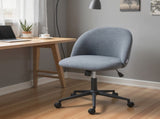 Teddy Fleece Office Chair with Wheels - Grey T3398P425005