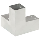 Post Connectors 4 pcs Y Shape Galvanised Metal 71x71 mm 145458