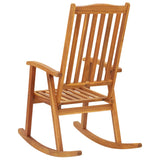 ZNTS Rocking Chair Solid Acacia Wood 311844