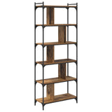 Bookcase Old wood 76 x 32 x 192 cm Engineered wood 882169