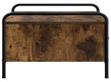 Coffee Table Smoked Oak 99.5 x 49 x 41 cm Engineered Wood 8013610