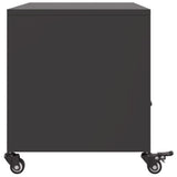 TV Cabinet Black 68x39x43.5 cm Steel 846698