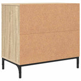 Bedside Table Sonoma oak 63.5 x 36 x 61 cm Engineered wood 883466