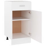 Drawer Bottom Cabinet Lyon White 40x46x81.5 cm Engineered Wood 801212