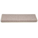 Stair Mats 30 pcs 65x21x4 cm Taupe Rectangular Edge 3365771