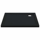 Shower Base Tray with Dots 90 x 90 x 4 cm ABS Black 42033513