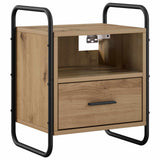 Hanging Bedside Cabinet 2 pcs Artisan Oak 40 x 30 x 50 cm 8013565