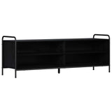 TV Cabinet 140 x 39.5 x 50 cm Black Oak Engineered Wood 8013764