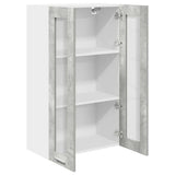 Hanging Cabinet Concrete Grey 60 x 31 x 100 cm Engineered Wood 884389