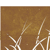Garden Gate 100x75 cm Corten Steel Grass Design 153226