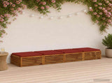 4-Piece Seat Cushions SOEST 4 pcs 100% Polyester Red 944660