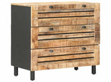 Storage Cabinets Pattern Pattern 60 x 33 x 75 cm Natural 4018847