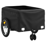 Bike Trailer Black and Yellow 45 kg Iron 94106