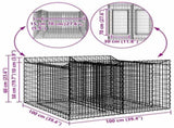 Gabion Raised Bed Silver 42033297