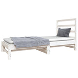 ZNTS Pull-out Day Bed without Mattress White 2x cm 3124748