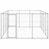 Outdoor Dog Kennel Galvanised Steel 14,52 m 3082318