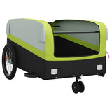 Bike Trailer Black and Green 45 kg Iron 94074