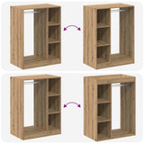 Wardrobe with Shelf with Storage Artisan Oak 77 x 48 x 102 cm 879643