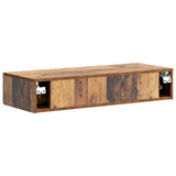 Wall-Mounted Side Table Old Wood 87.5 x 34.5 x 17 cm 898163