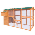 ZNTS Chicken Coop Wood 295x163x170 cm 170411