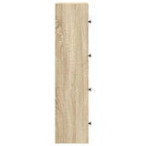 Bookcase Sonoma Oak 40x24x102 cm Engineered Wood 860375