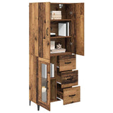 Highboard Old Wood 69.5 x 34 x 180 cm Engineered Wood 3415785