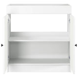Bathroom under Sink Cabinet White 56 x 37.5 x 81 cm 890064