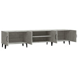 TV Cabinet Concrete Grey 180x31.5x40 cm Engineered Wood 816268