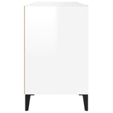 Shoe Cabinet High Gloss White 102x36x60 cm Engineered Wood 819750