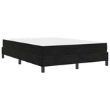 Box Spring Bed with Mattress Black 140 x 220 cm Fabric 3398793