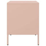 Bedside Cabinets 2 pcs Pink 36x39x50.5 cm Steel 843057